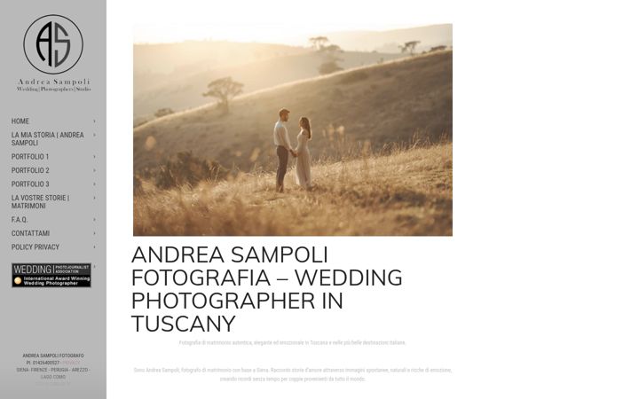 Screenshot of andreasampolifotografia.it