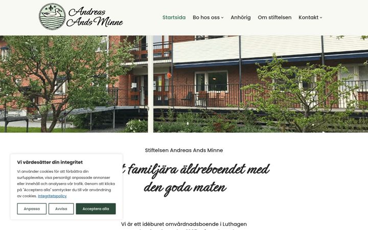 Screenshot of andreasand.se