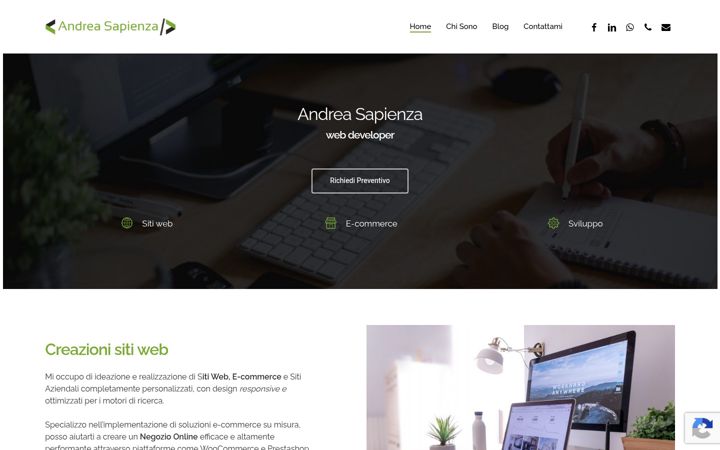 Screenshot of andreasapienza.it