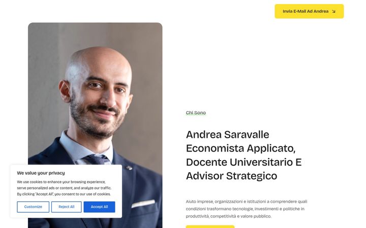Screenshot of andreasaravalle.it