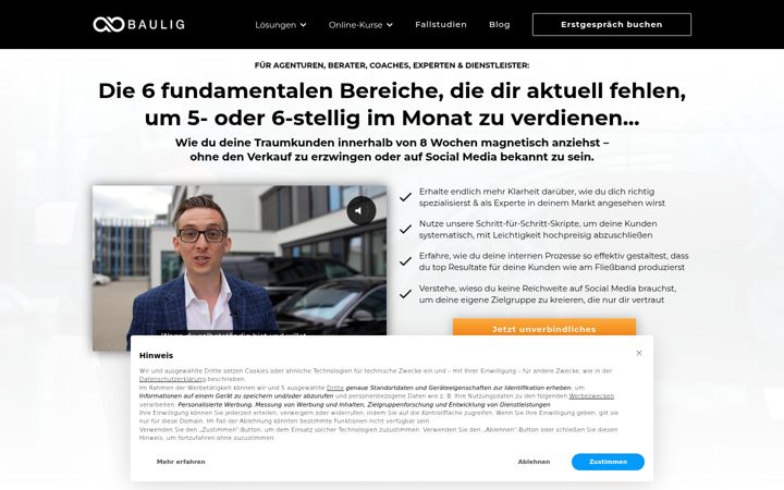 Screenshot of andreasbaulig.de