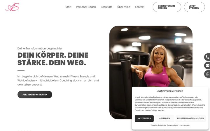 Screenshot of andreaschaerer.com