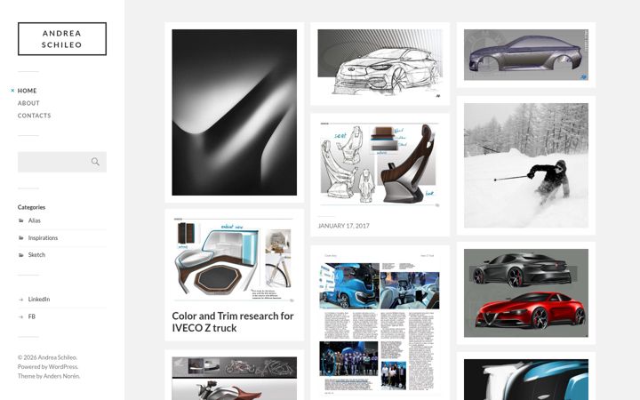 Screenshot of andreaschileo.com