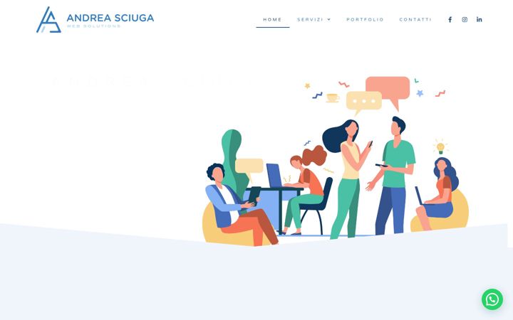 Screenshot of andreasciuga.com