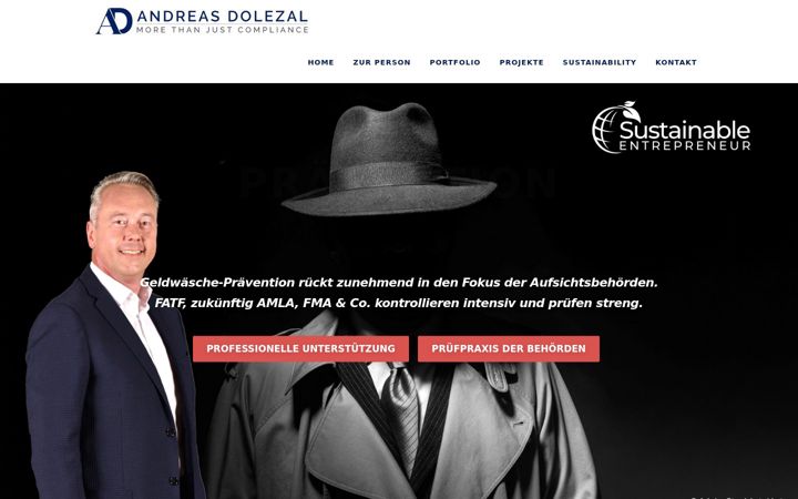 Skjermbilde av andreasdolezal.at