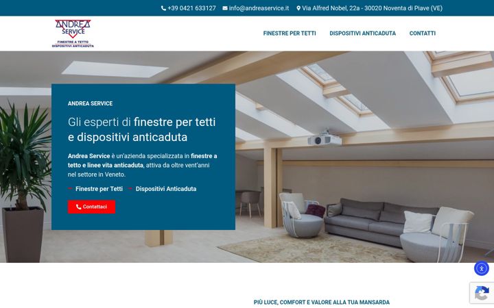 Skjermbilde av andreaservice.it
