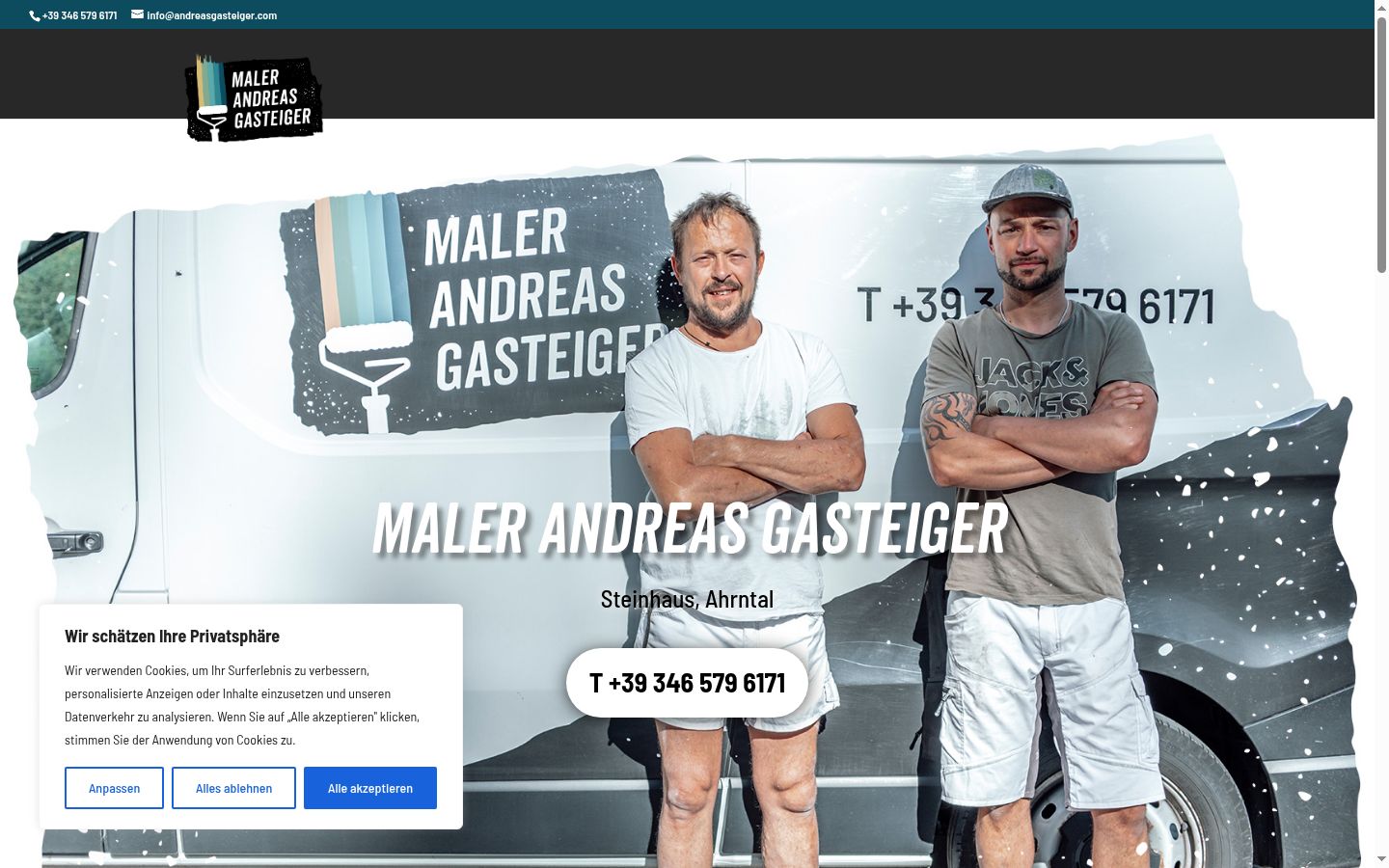 Screenshot tal-banner tal-kunsens muri qabel kwalunkwe interazzjoni