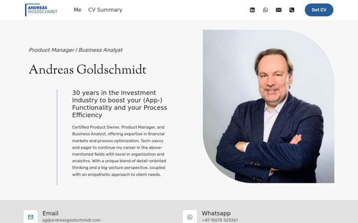 Screenshot of andreasgoldschmidt.com