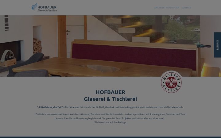 Screenshot of andreashofbauer.at