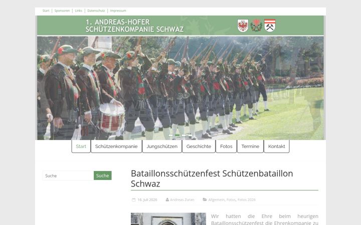 Screenshot of andreashofer-schwaz.at