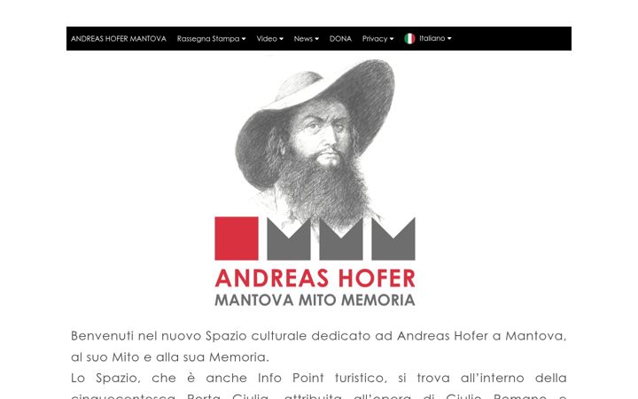 Skjermbilde av andreashofermantova.it