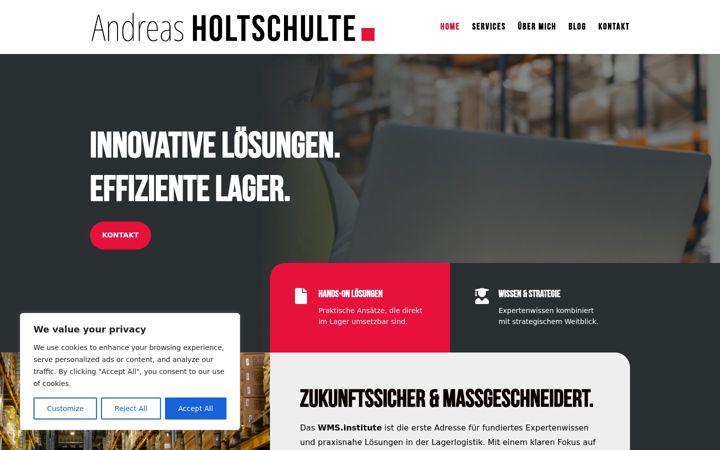 Screenshot of andreasholtschulte.com