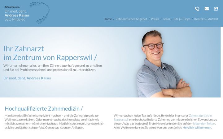 Screenshot of andreaskaiser.ch