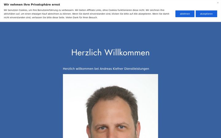 Screenshot of andreaskiefner.de