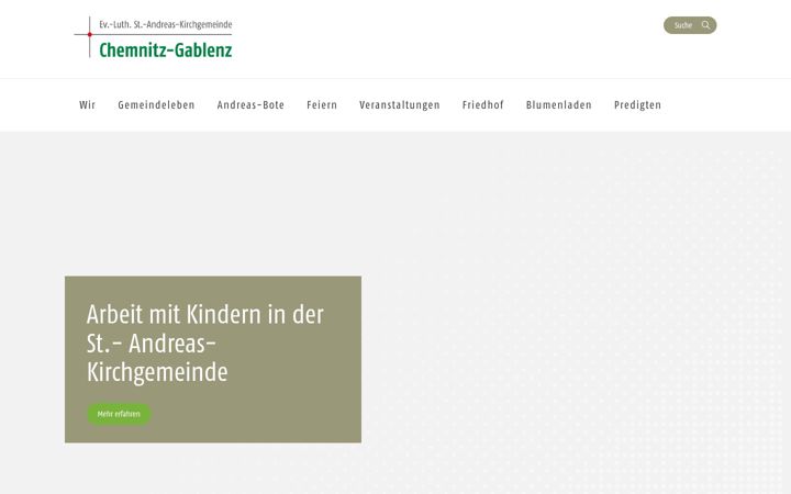 Screenshot of andreaskirche-chemnitz.de