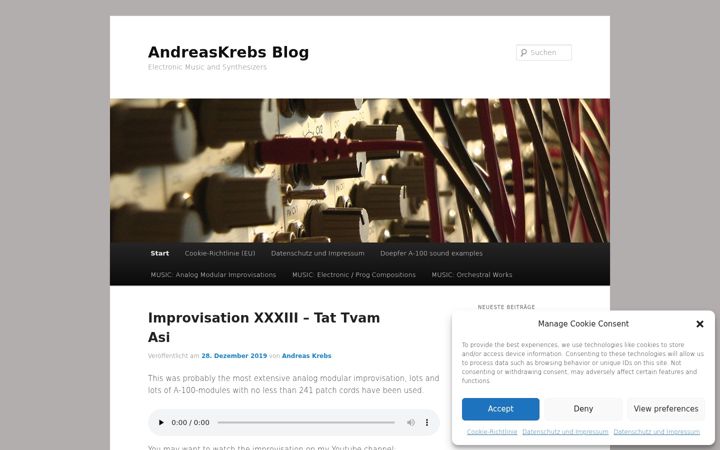 Screenshot of andreaskrebs.de