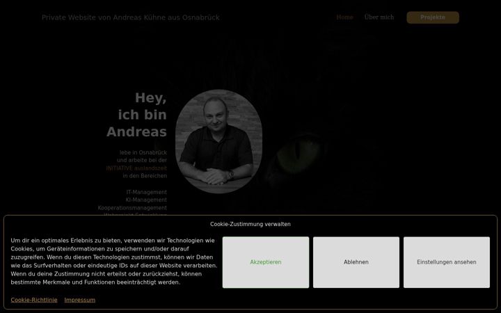 Screenshot of andreaskuehne.de