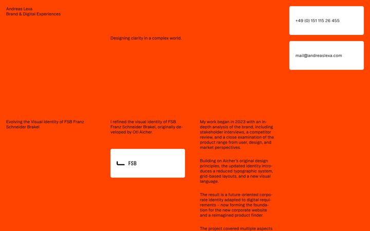 Screenshot of andreaslexa.com