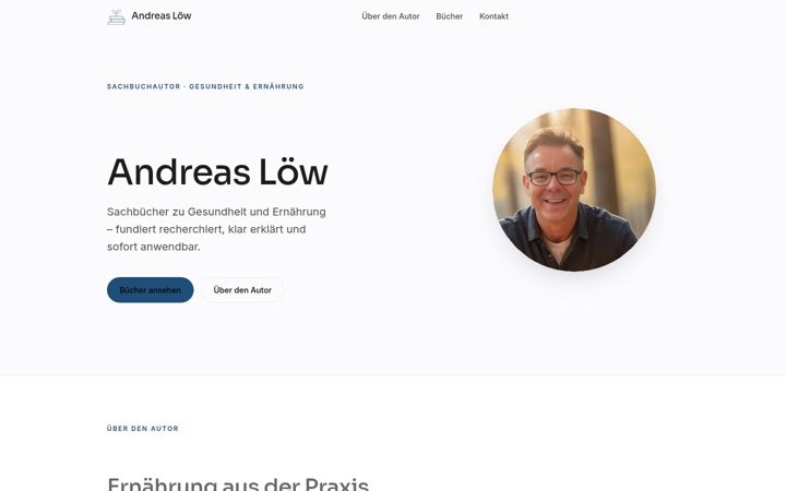 Screenshot of andreasloew.de