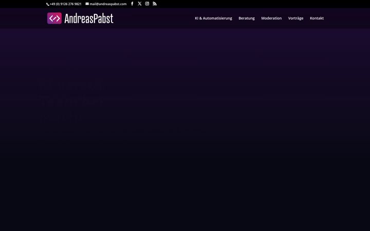 Screenshot of andreaspabst.com