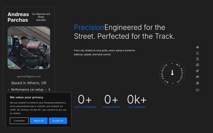 Screenshot of andreasparchas.work