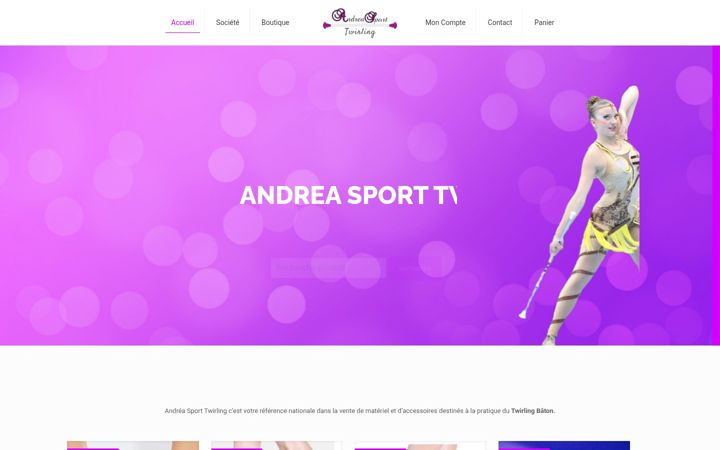 Ekraanipilt saidist andreasport-twirling.fr