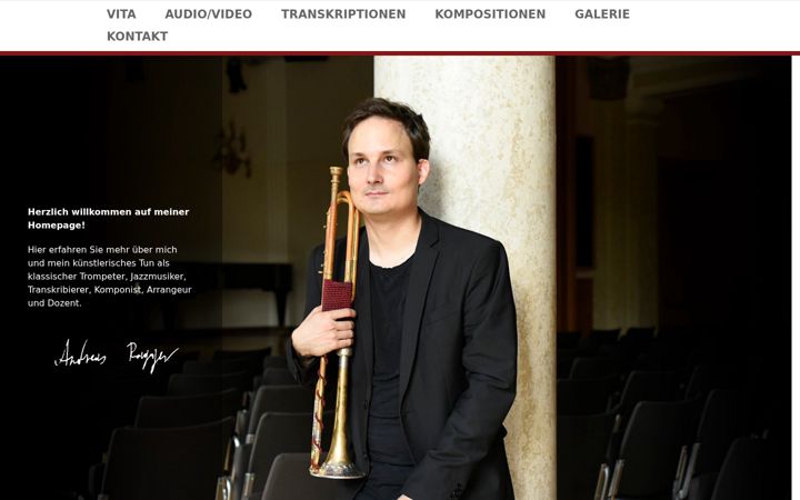 Screenshot of andreasragger.com