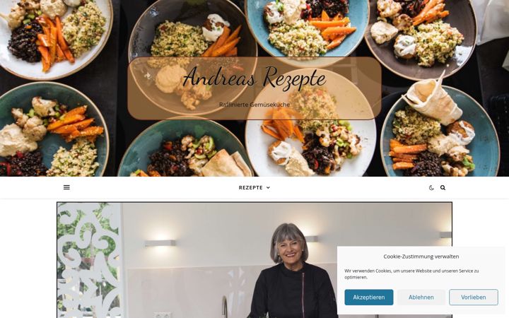 Screenshot of andreasrezepte.de