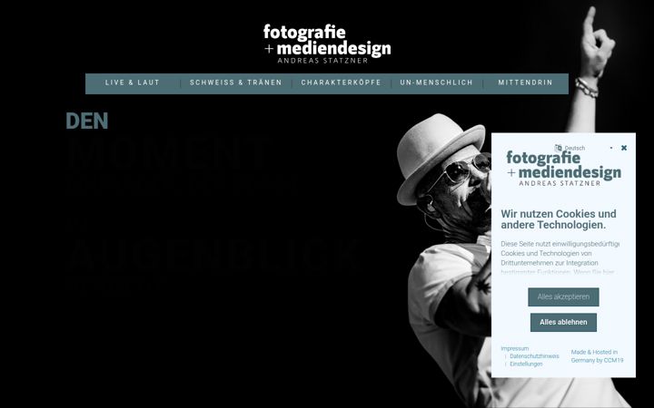 Screenshot of andreasstatzner.de
