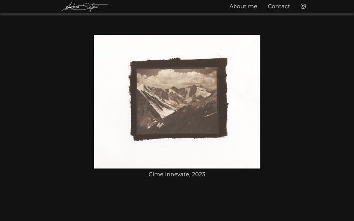 Screenshot of andreastefani.net