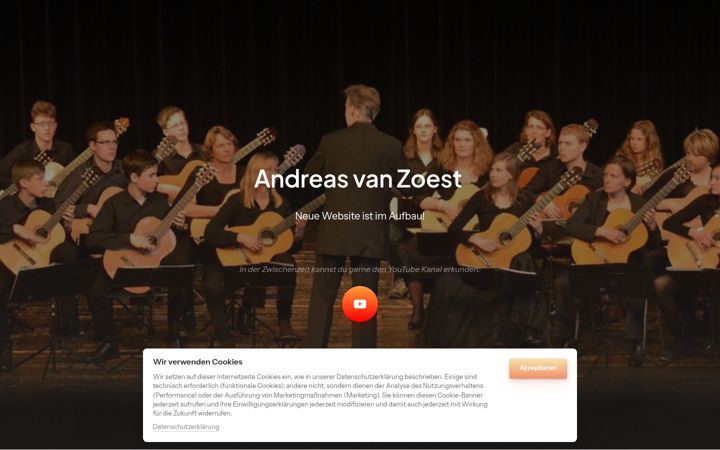 Screenshot of andreasvanzoest.com
