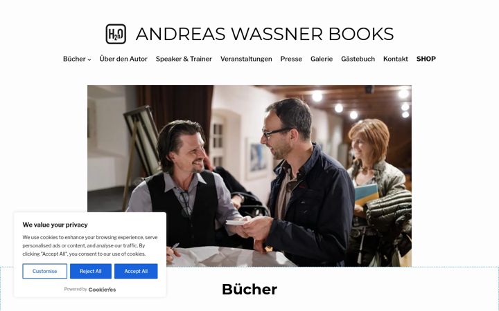 Screenshot of andreaswassner.com