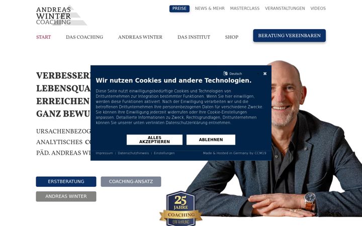 Screenshot of andreaswinter.de