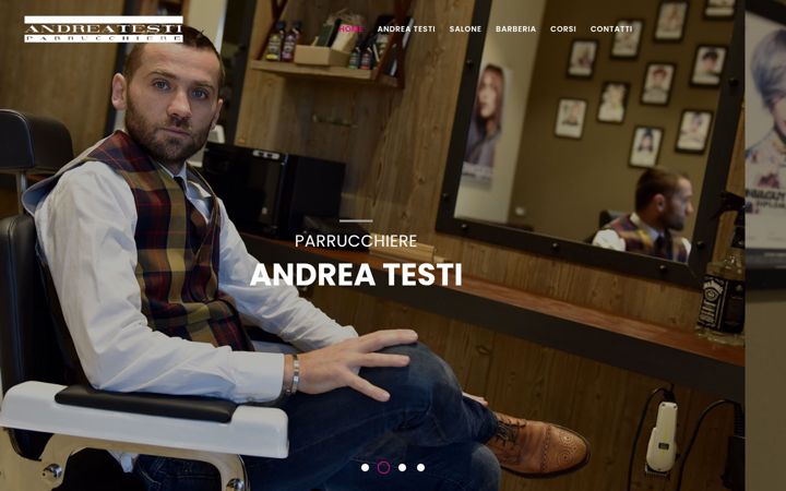 Captura de ecrã de andreatesti.com