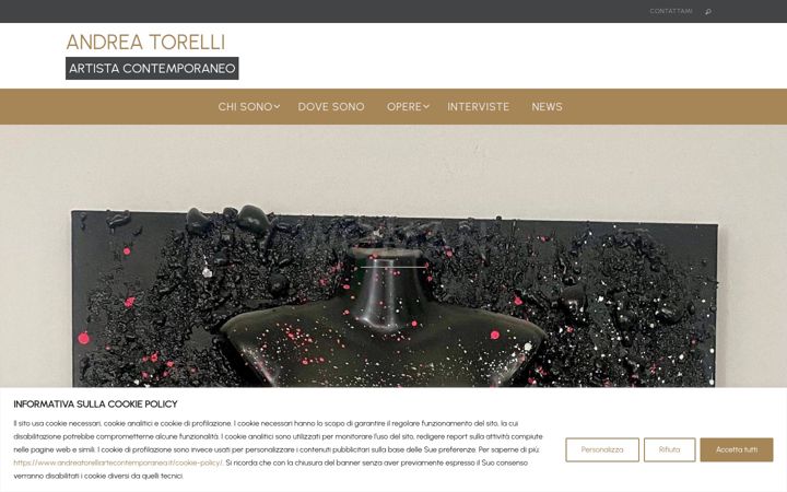 Skjermbilde av andreatorelliartecontemporanea.it