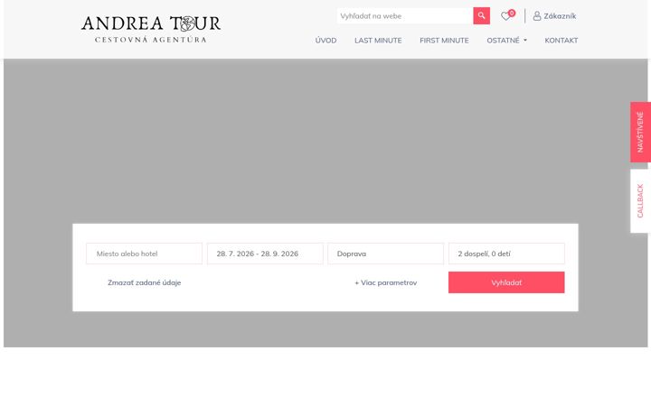 Screenshot di andreatour.sk