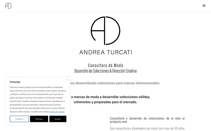 Screenshot of andreaturcati.com