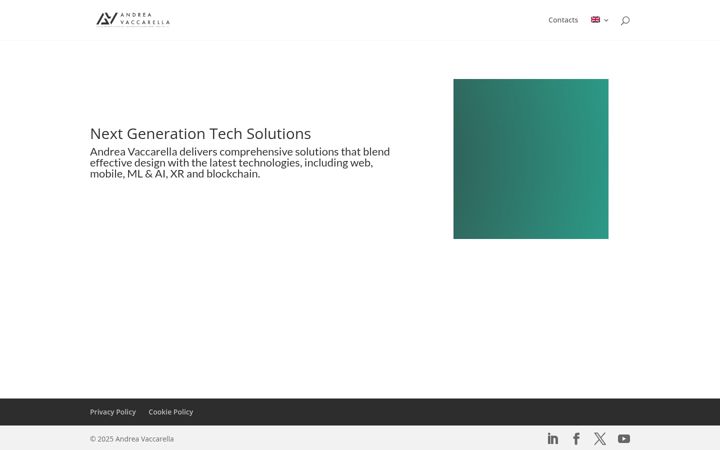 Screenshot of andreavaccarella.com