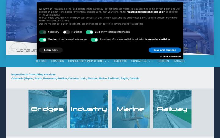 Screenshot of andreavaccaro.com