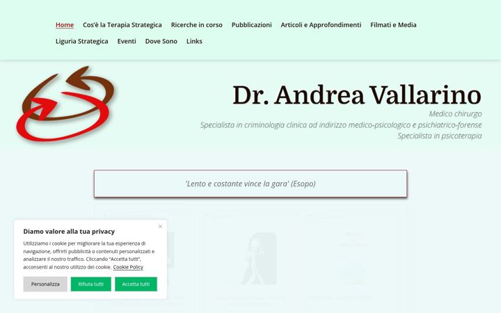 Screenshot of andreavallarino.net