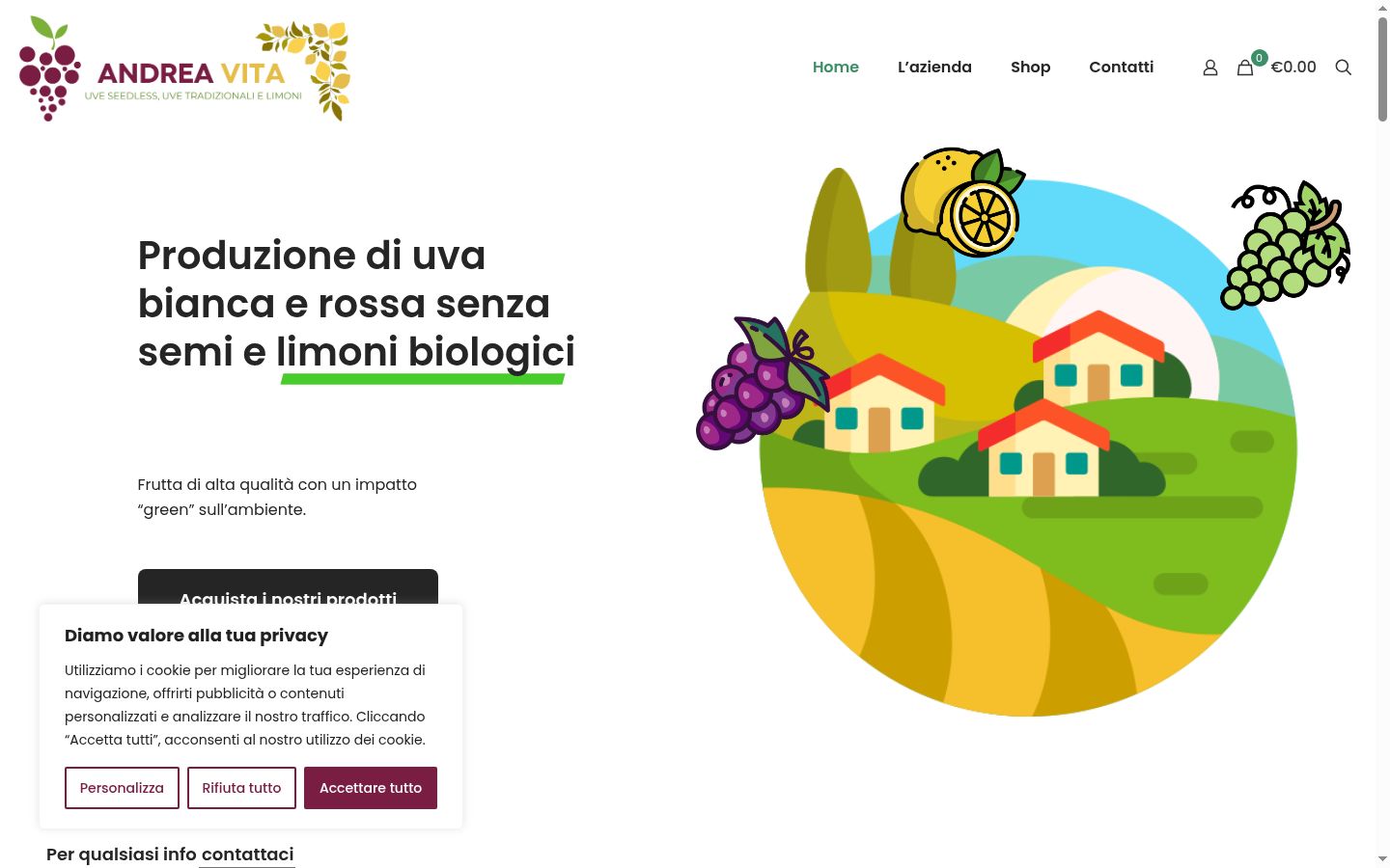 Posnetek zaslona pasice za privolitev, prikazane pred kakršno koli interakcijo