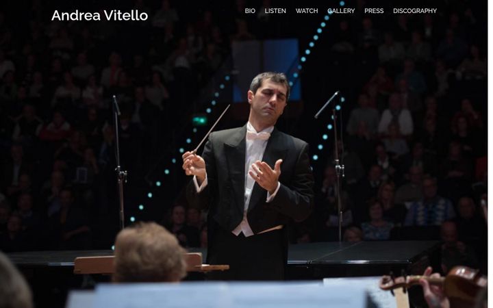 Screenshot of andreavitello.com