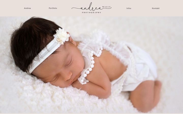 Screenshot of andreawalle.de