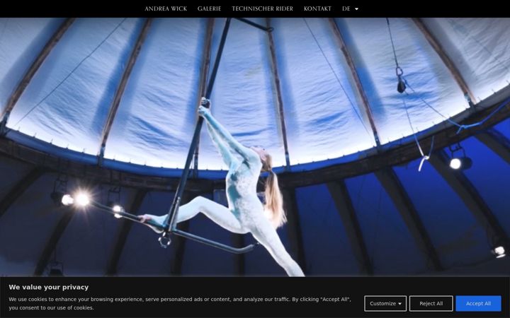 Screenshot of andreawick.com