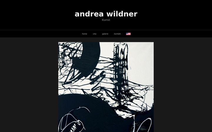 Screenshot of andreawildner.com