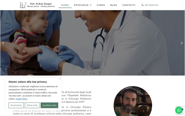 Screenshot of andreazangari.it
