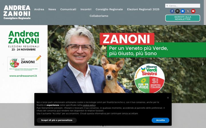 Screenshot of andreazanoni.it