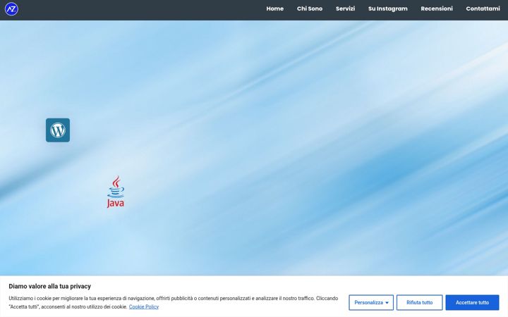 Screenshot of andreaziglia.it