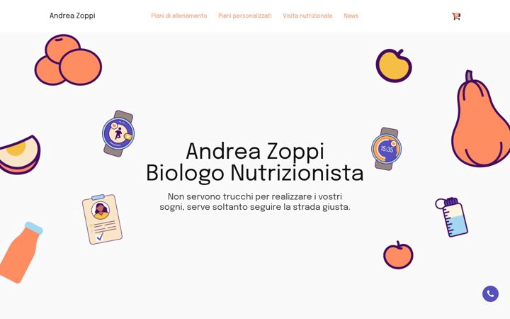 Screenshot of andreazoppinutrizionista.it
