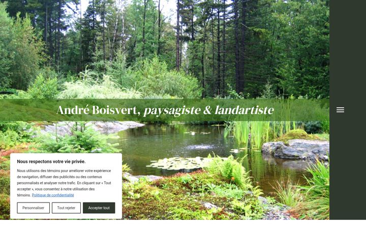 Screenshot of andreboisvert.ca